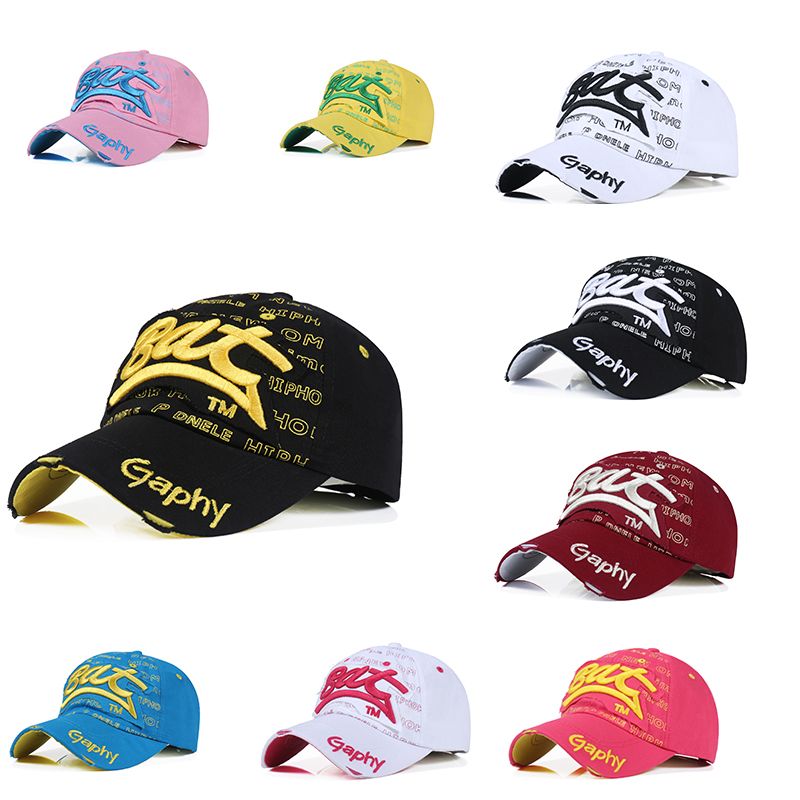 alphabet baseball caps