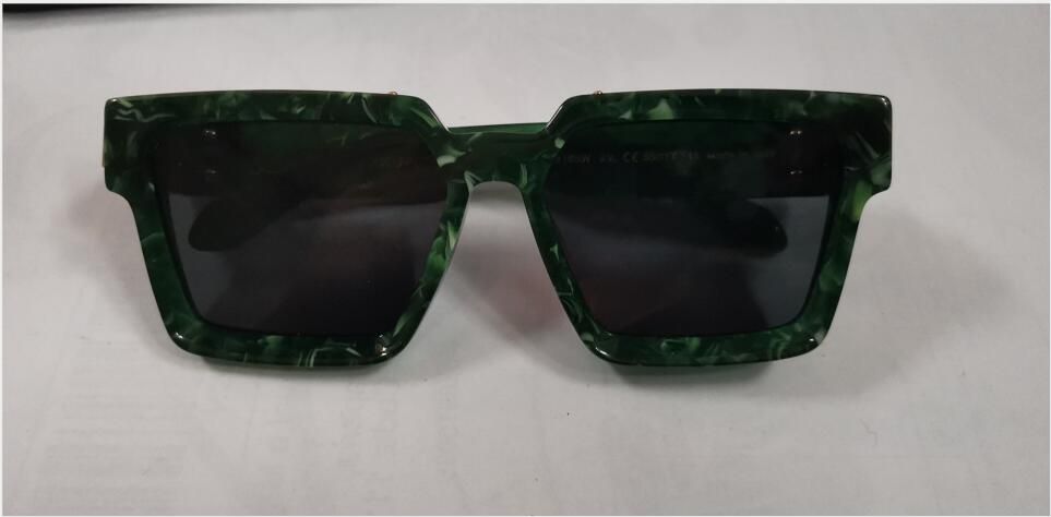 green with grey lens