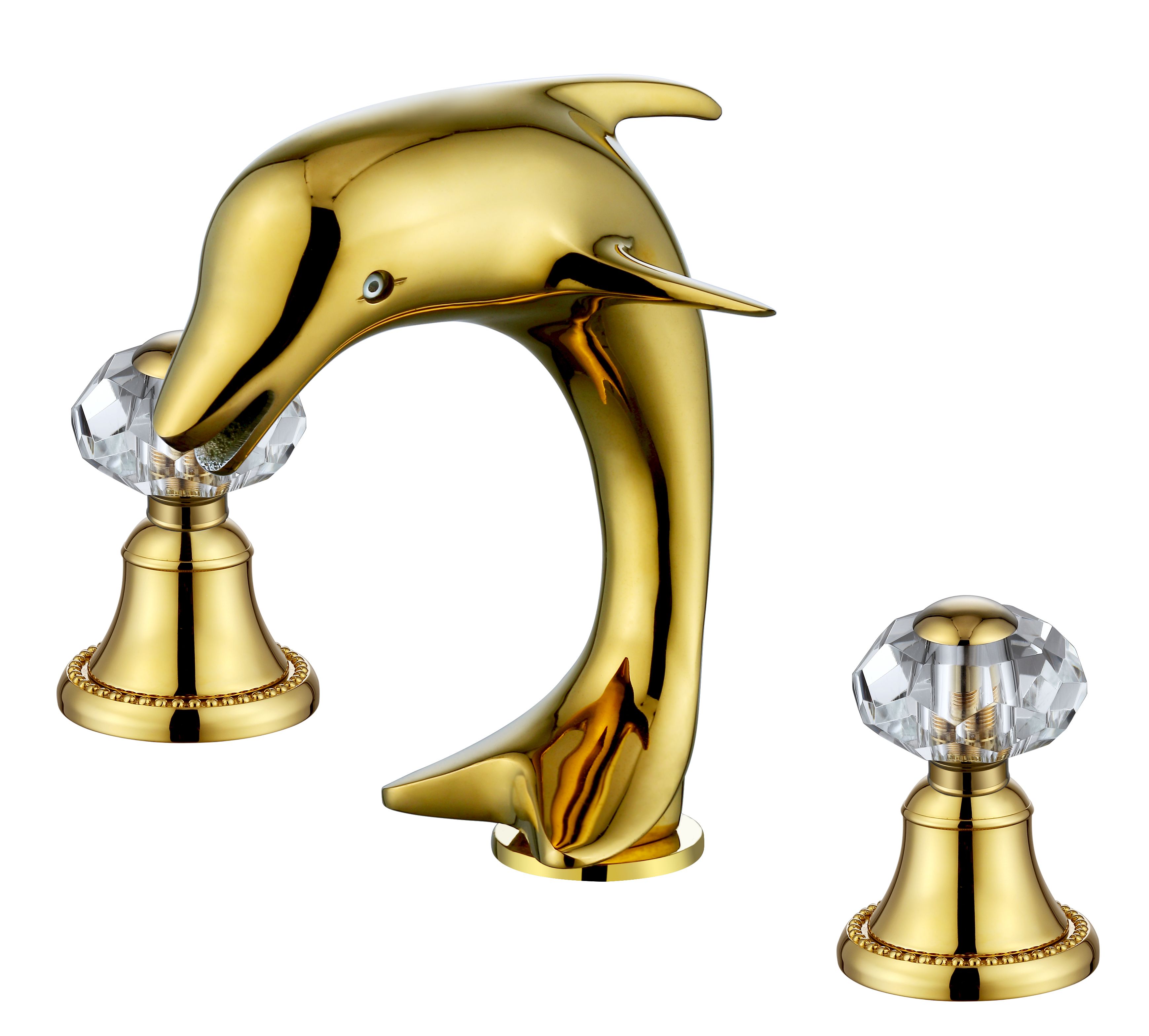 2020 Luxury Gold Pvd Widespread Lavatory Bathroom