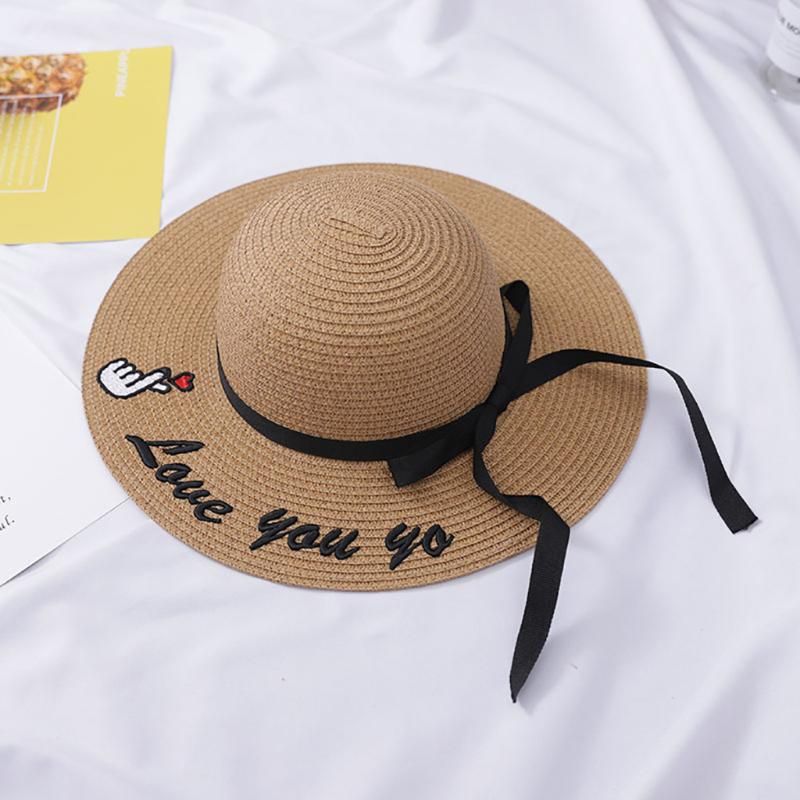 2020 Women Summer Hat Beach Straw Hat Ladies Cap Fashionable