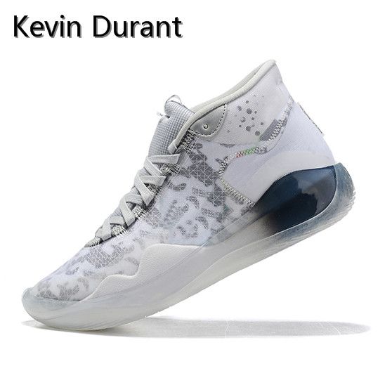 2019 Nuevo KD 12 Warriors Home University Paranoico Rojo Zapatos de baloncesto Oreo Kevin Durant