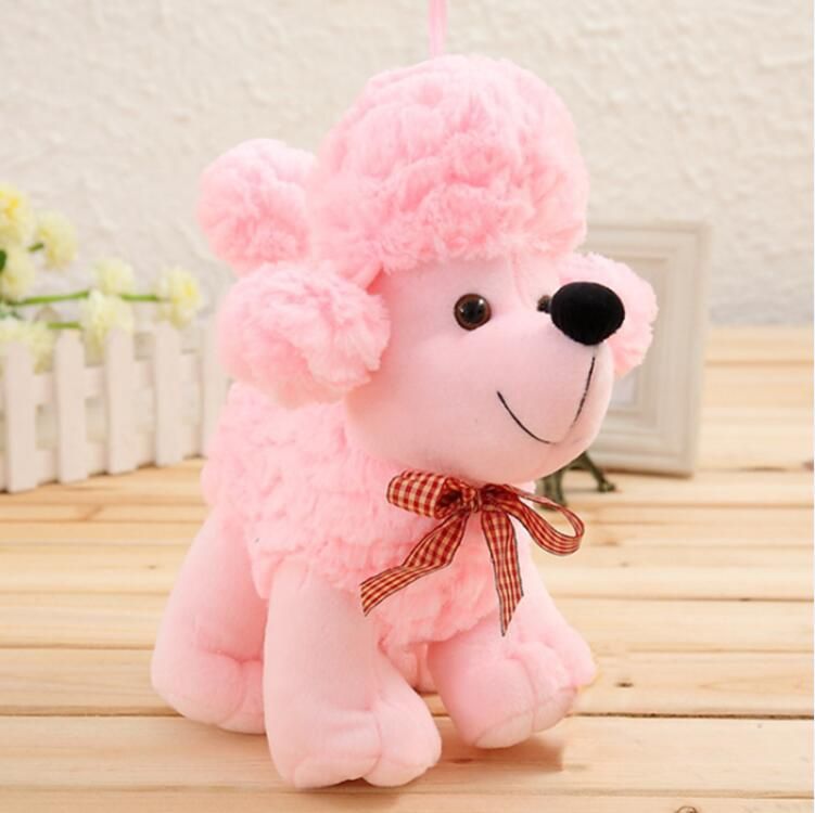 Compre Peluche Caniche Cachorro De Perro De Peluche Juguetes Animales Relleno Caniche Perrito Perro Regalos Para Niños Rosa 10 A 6,46 € Del Smilesky1 | DHgate.Com