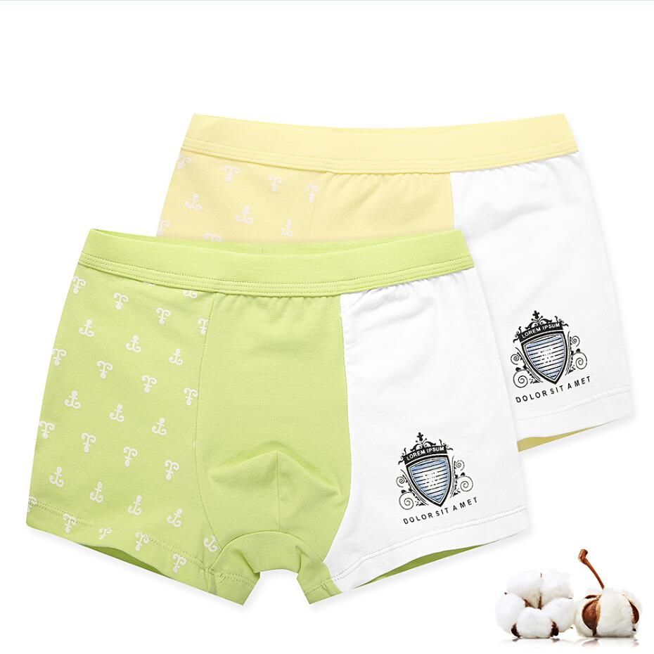 Classic Sports Kids Boxer Shorts Boys Underwear Soft Fabrics Children Briefs