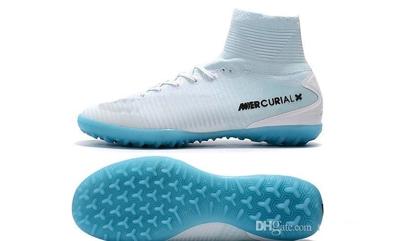 Blanco Azul CR7 Hombres Zapatos De Fútbol Interior Mercurial Superfly TF  Fútbol Clases De Fútbol Alto Top Para Niños Botas De Fútbol Para Niños Por  Xiaomeisports88, 69,94 € | Es.Dhgate.Com