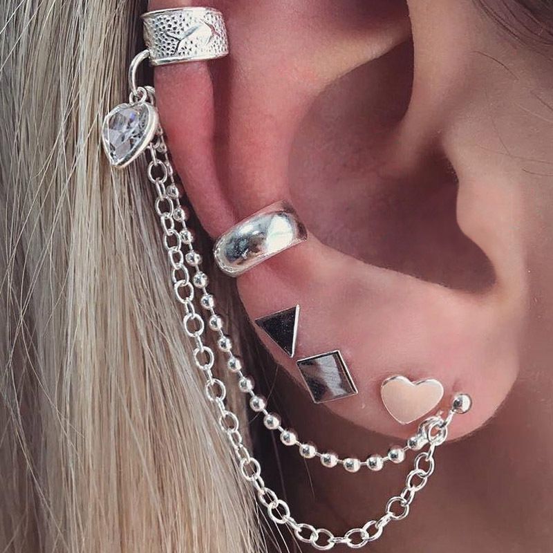 double post earrings