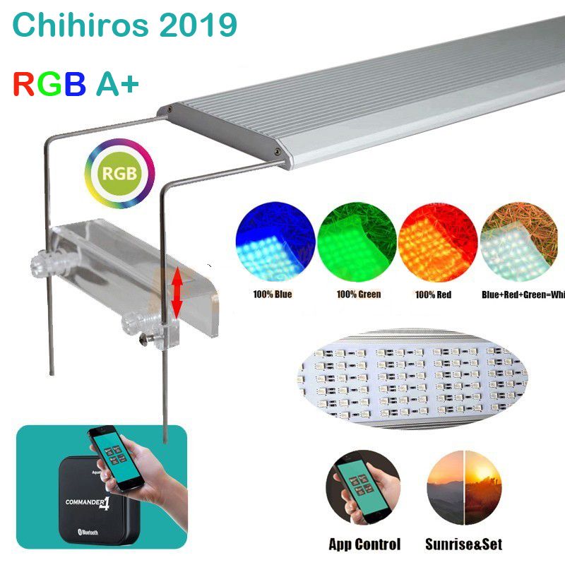 Details about   2019 New Chihiros RGB A plus series Plant grow LED light WRGB timer sunrise 