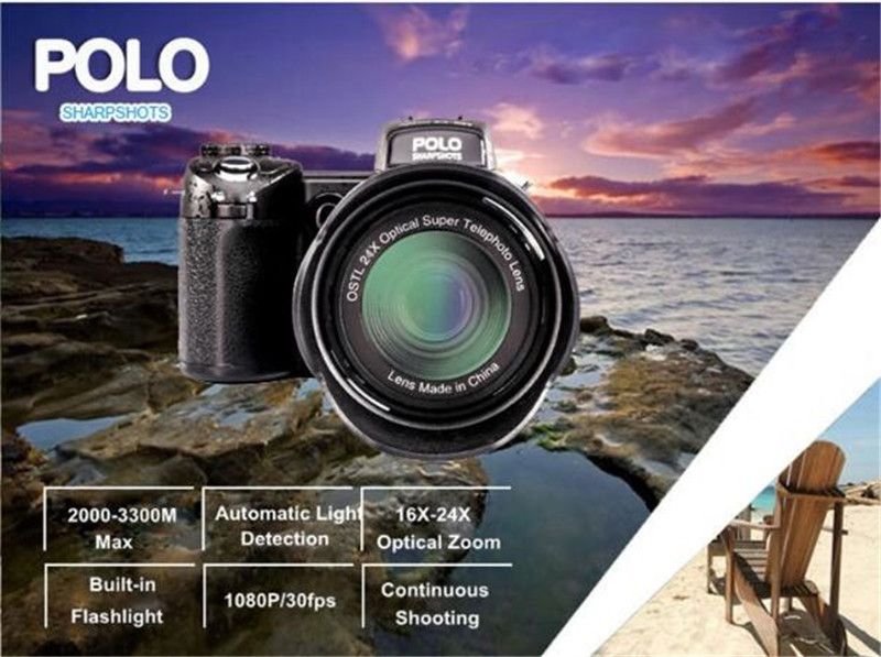 Voordracht Op de grond kristal HOT New POLO D7200 Digital Camera 33MP FULL HD1080P 24X Optical Zoom Auto  Focus Professional Camcorder Free DHL From Factory_wholesale1, $218.9 |  DHgate.Com