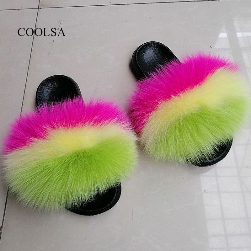 fluffy colorful slides