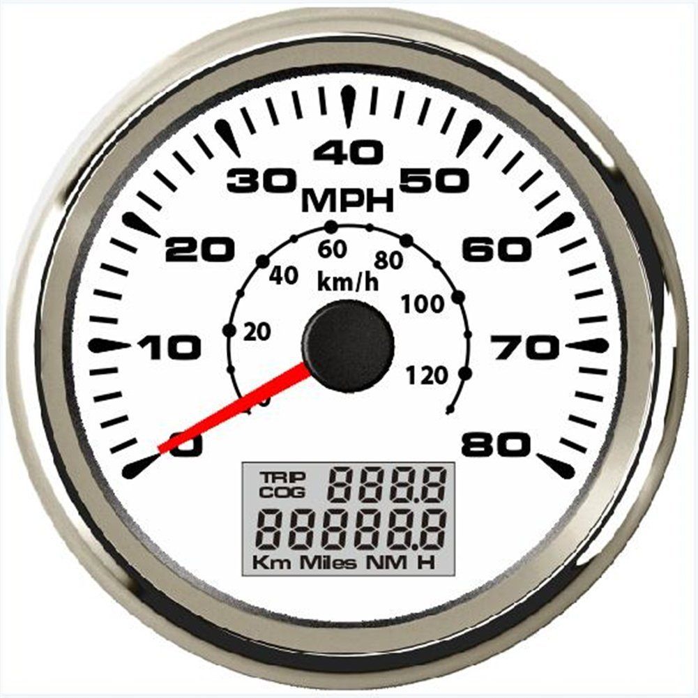 0 80MPH 0 120KM/H GPS Speedometer Odometer Speed Gauge For Boat Car  Motorcycle Truck With ODO COG TRIP From Elingparts, $92.34