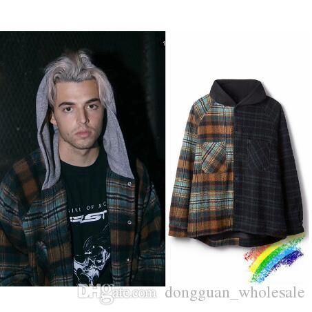 thick flannel jacket with hood