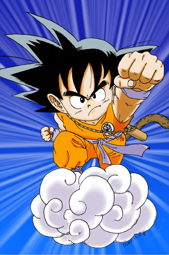5x7FT rayas azules nubes del cielo de Dragon Ball Goku bebé personalizada estudio de la foto, 5x7FT rayas azules nubes del cielo de Dragon Ball Goku bebé personalizada estudio de la foto,