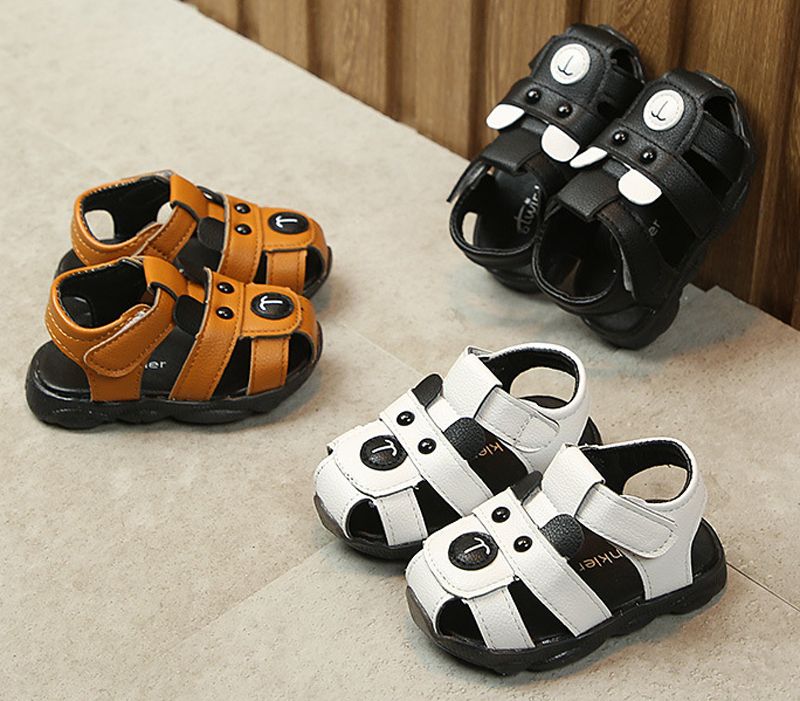 black sandals for baby boy
