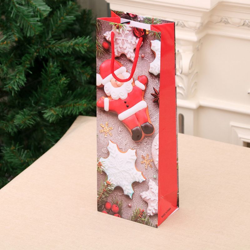Christmas Paper Wine Bottle Gift Bags Reusable Present Packaging Pouch New E65b Cellophane Gift Wrap Cellophane Wrapping Paper From Williem 13 9 Dhgate Com
