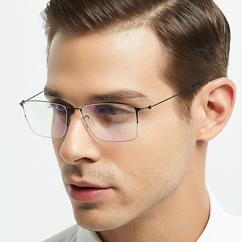 Miniatura medio Quagga ELECCION Aleación de titanio Gafas ópticas Montura Hombre Ultraligero Cuadrado Miopía Anteojos recetados Hombre Medio sin Miniatura medio Quagga ELECCION Aleación de titanio Gafas ópticas Montura Hombre Ultraligero Cuadrado Miopía Anteojos recetados Hombre Medio sin