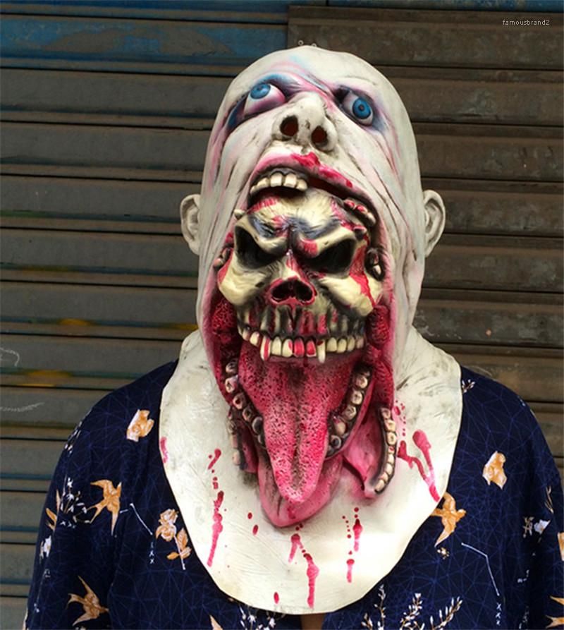 quemado apenas Admisión Accesorios Del Traje De Cosplay Walking Dead Zombies Máscaras De Látex  Unisex Máscara De Halloween De La Película De Miedo De 32,53 € | DHgate