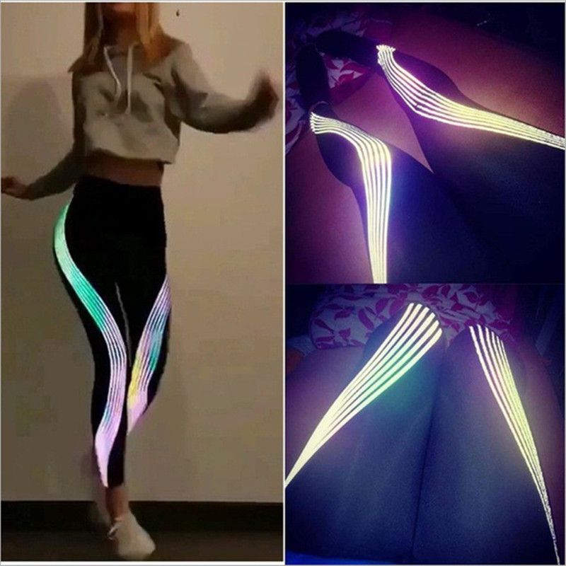 reflective yoga pants