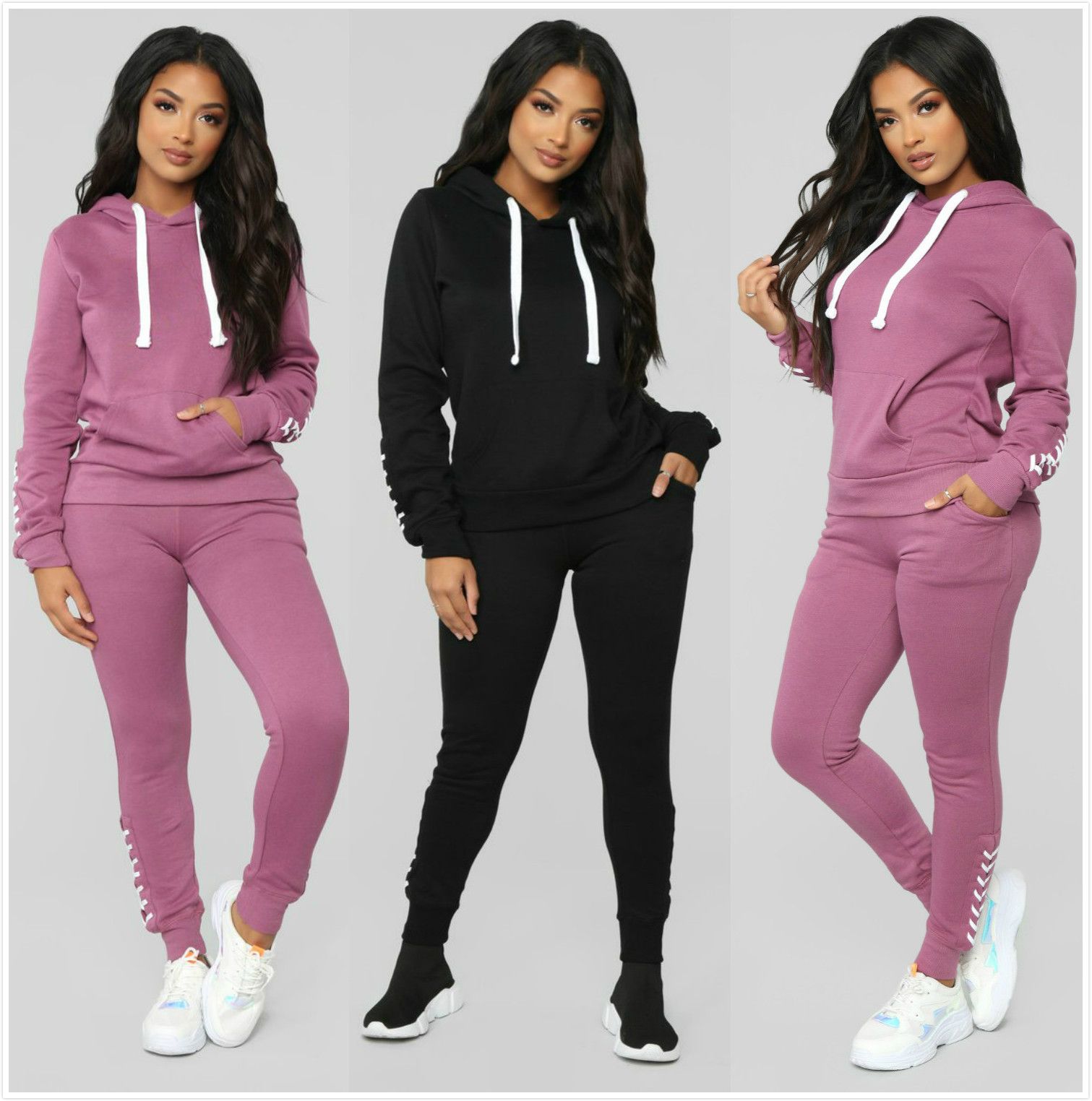Ladies designer tracksuit set Clearance