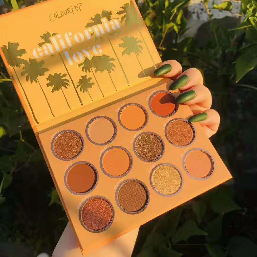 2019 Newest Colourpop California Love Palette Makeup Set Orange Pumpkin Color Eyeshadow Palette Natural Makeup Smokey Eye Makeup From Encounter5