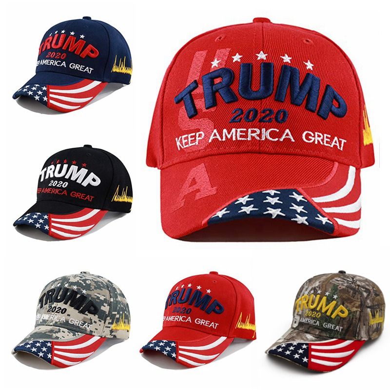 Trump 2020 Cap Unisex Make America Great Embroidered Hat Sports Snapback Visor