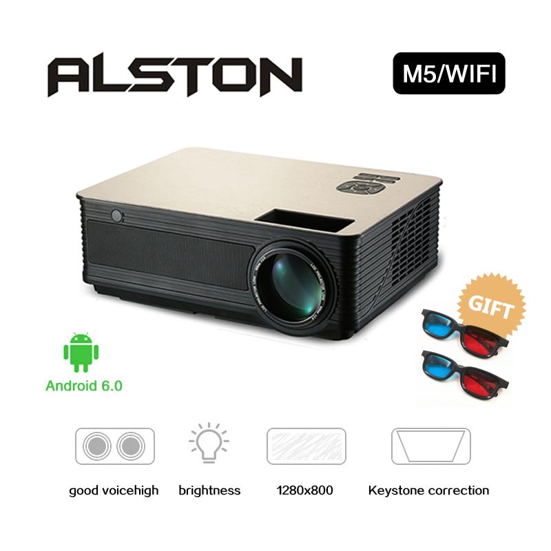 ALSTON M5 Full HD LED Projector 