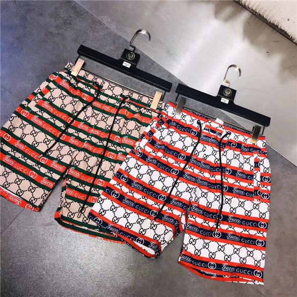 red designer swim shorts