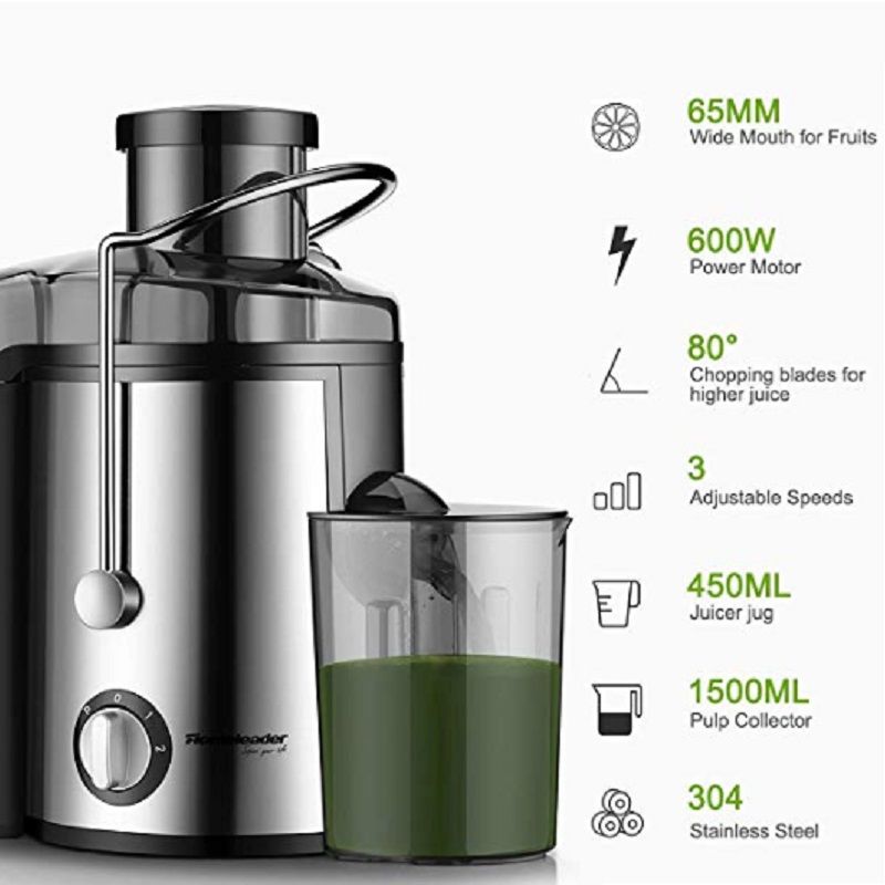 Best Quality Homeleader Juicer Juice Extractor 3 Speed Centrifugal Juicer  600W With Wide Mouth For Fruits And Vegetables BPA Free USA Stock At Cheap  Price, Online Juicers | DHgate.Com