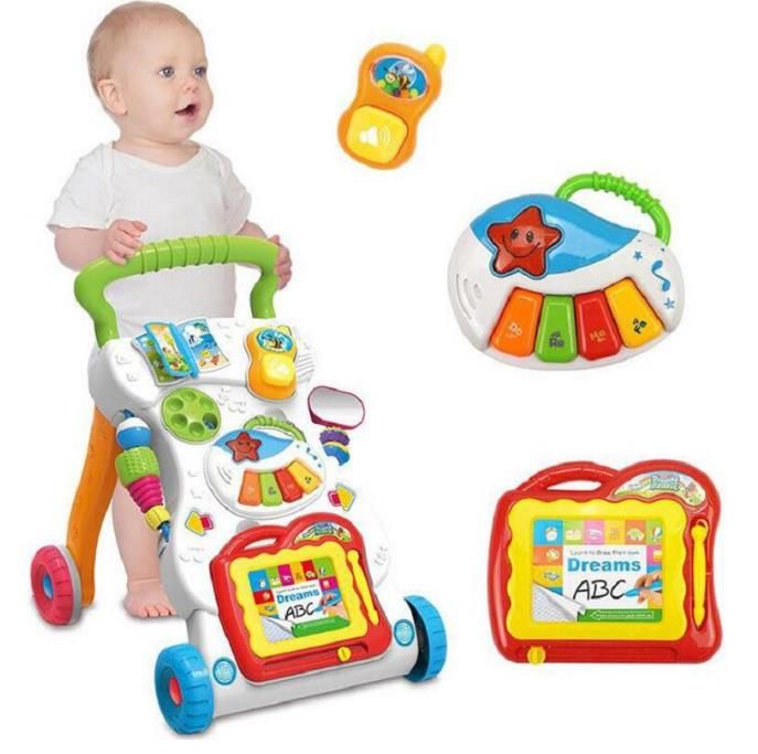 piano baby walker