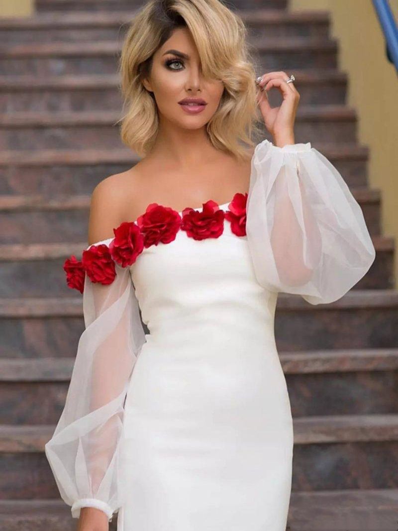 Compra 2020 Simple FlowWRS Vestido De Noche Corto Formal Elegante Vestido  De Fiesta De Fiesta Vestido Vestidos Elegantes Día De San Valentín Barato |  Entrega Rápida Y Calidad | Es.Dhgate