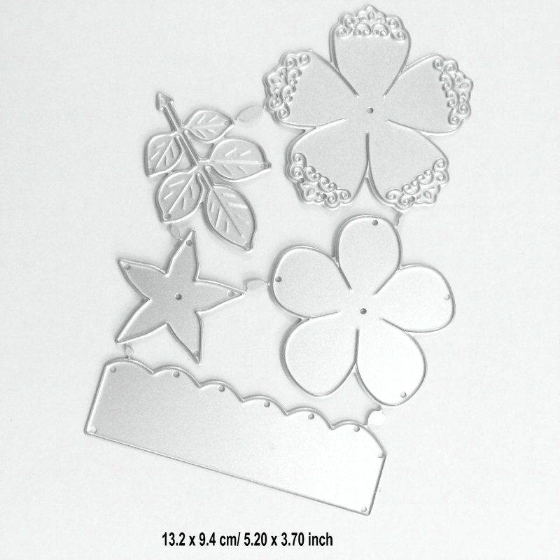 Metal Mirror Cutting Dies Stencil Scrapbooking Album Paper Card Decor Craft TR