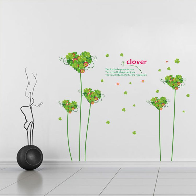 Greenery Foliage Leave Flower Wall Stickers Home Kids Nursery Decor Vinyl Decal