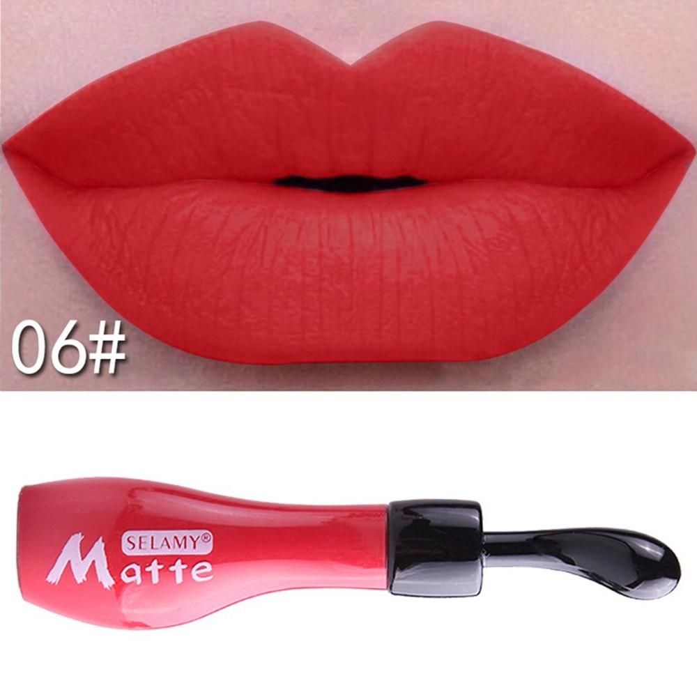 Acheter Selamy Aubergine Forme Mat Brillant à Lèvres Haute Qualité 24 Couleurs étanche Longue Durée Rouge à Lèvres Maquillage Consmetic De 342 Du
