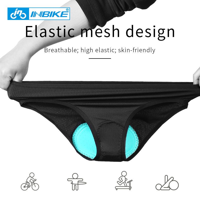 Ladies Cycling Underwear Breathable Padded MTB Bike Underpant Triangle Shorts