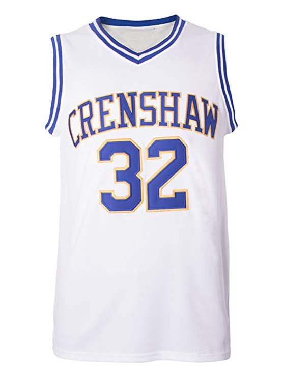 NEW Love and Basketball Quincy McCall #22 Crenshaw Movie JERSEY Stitched