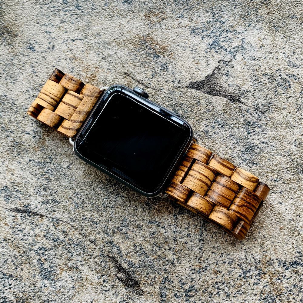 Bracelet Apple Watch en Bois