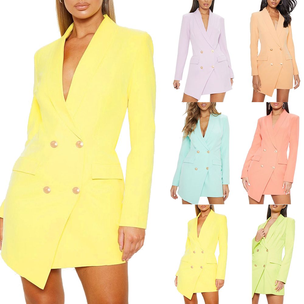 double breasted blazer dress plus size