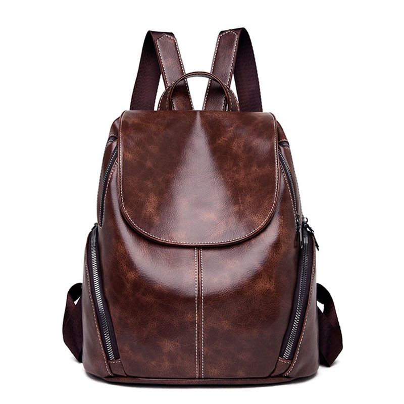 soft leather backpack womens
