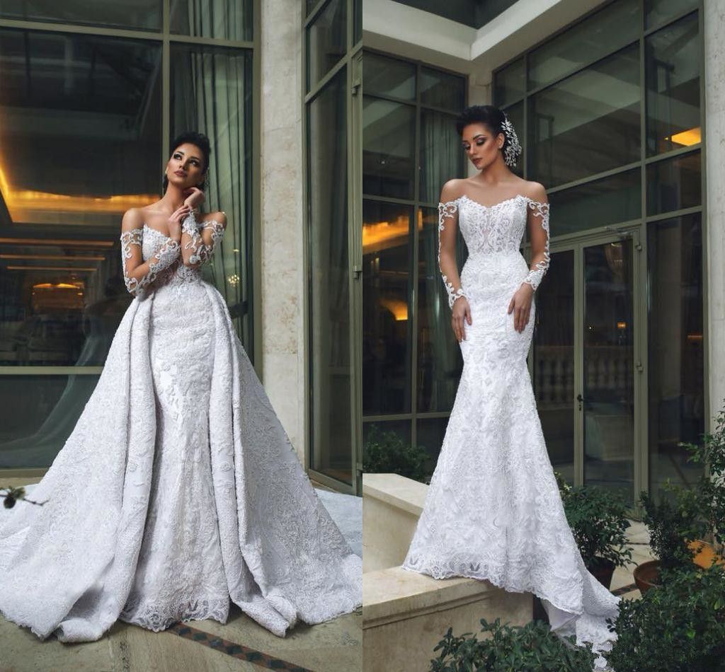detachable off the shoulder sleeves for wedding dress