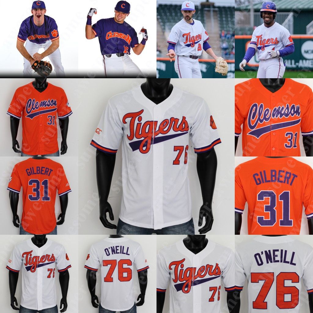 2020 Clemson Tigers Baseball Jersey 