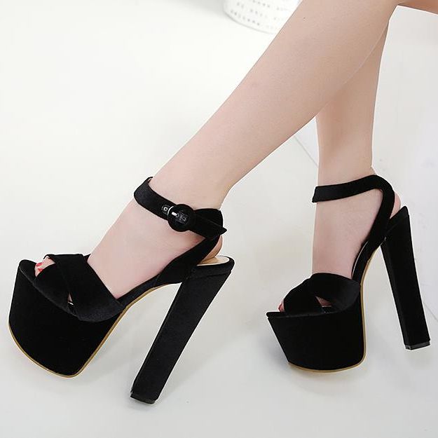 block shoes heels