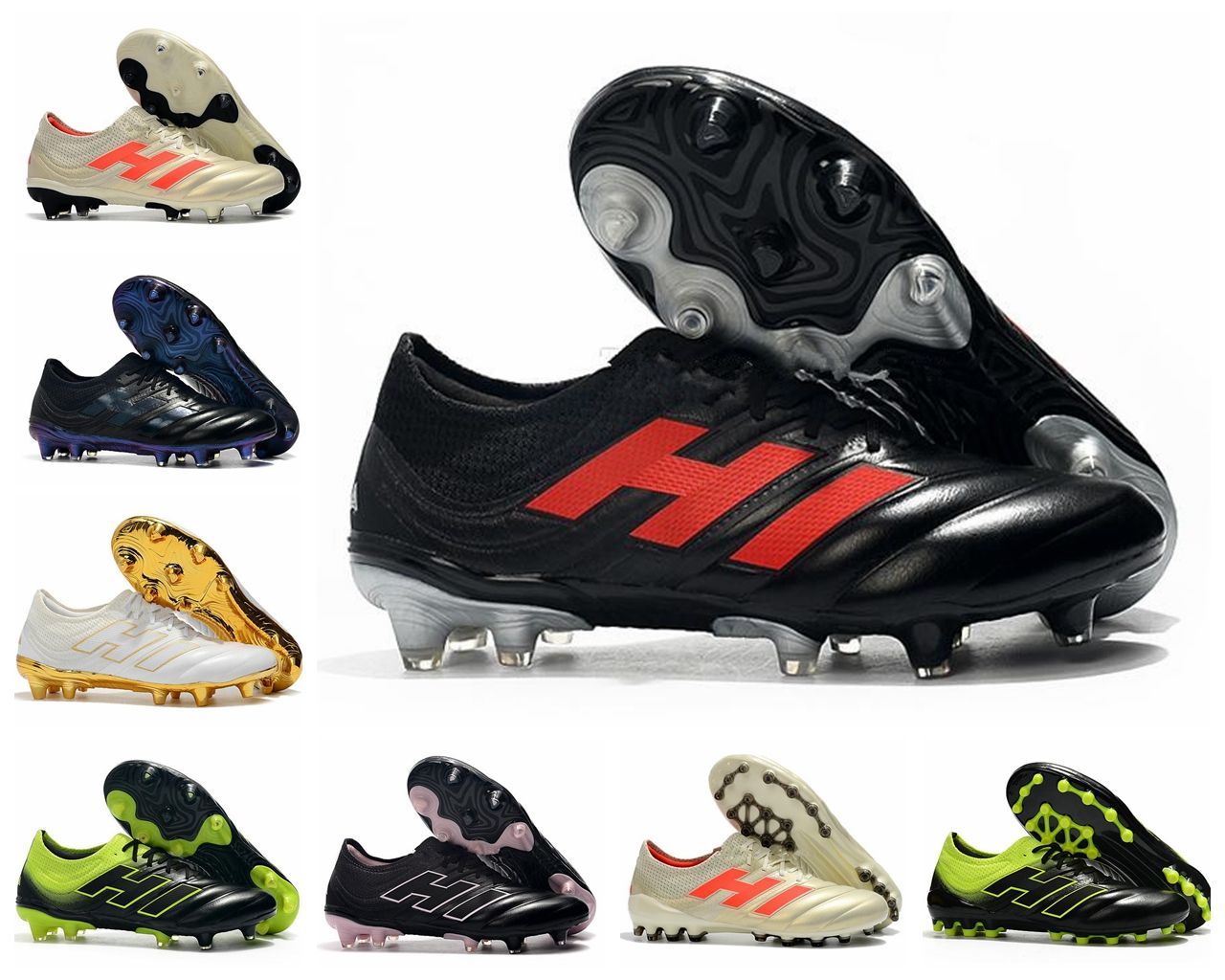 bright soccer boots