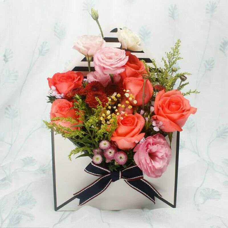 Bouquet Fresh Flower Box Living Vases Florist Box Plant Aqua Box Water-Proof