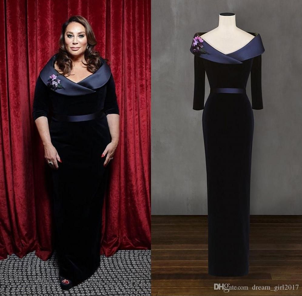 black velvet mother of the bride dresses