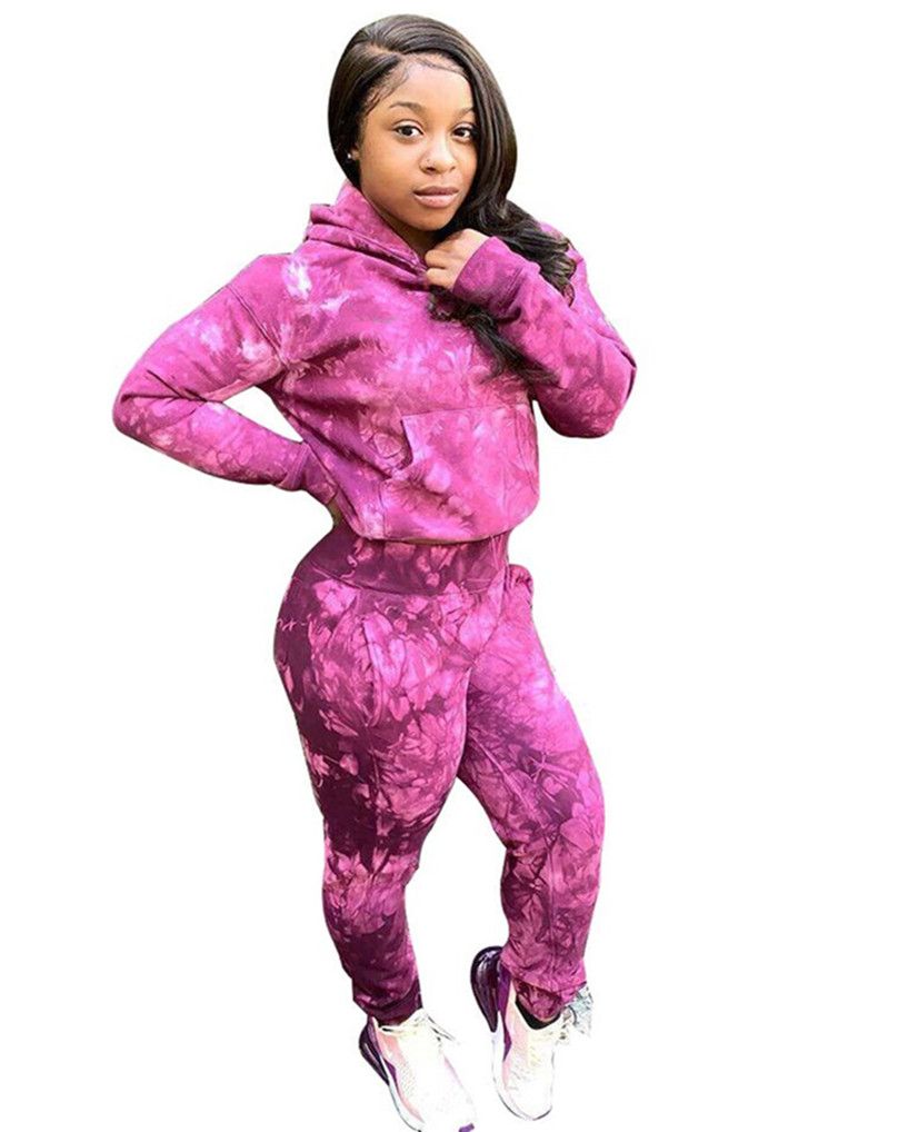 purple sweatsuit
