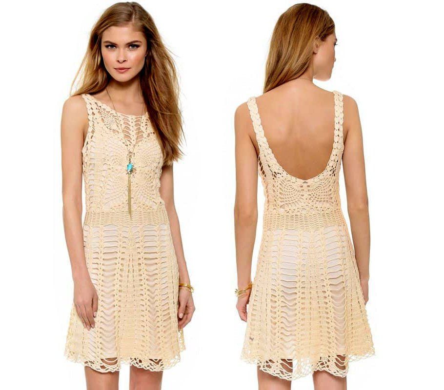 crochet halter dress tutorial