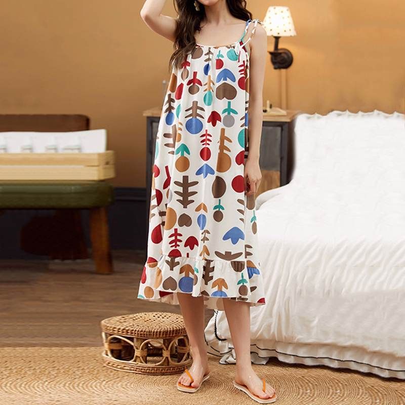 midi length nightgown
