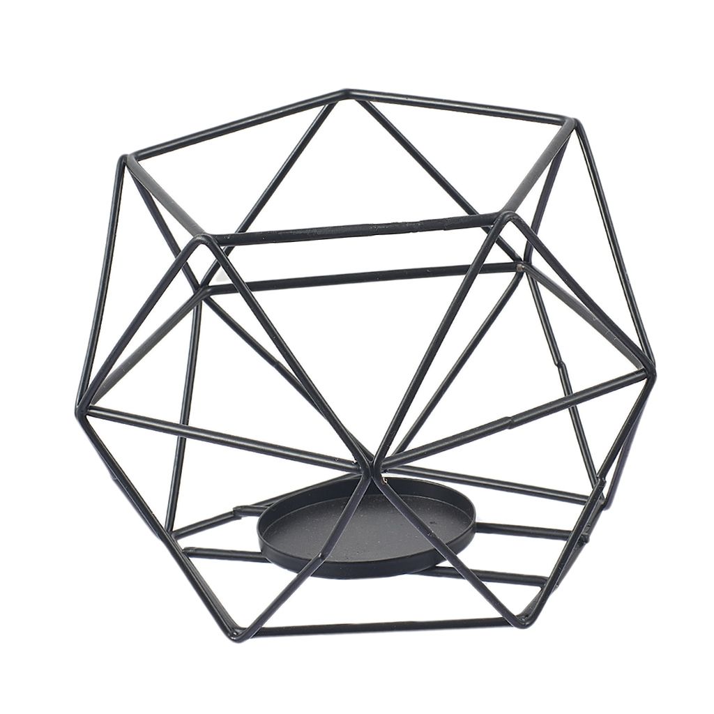 geometric candle holder