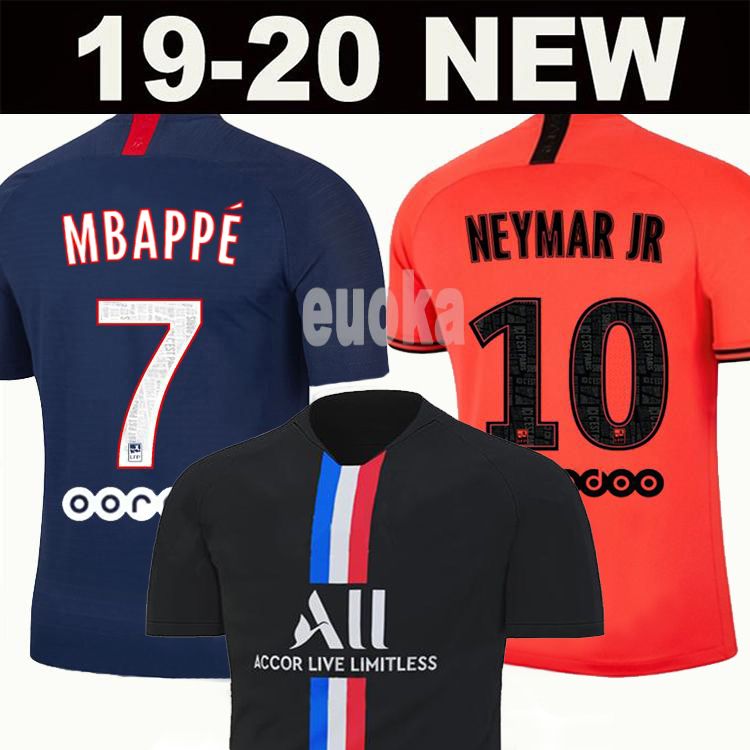 2020 Maillots De Football Kit 19 20 PSG Soccer Jersey 2019 ...