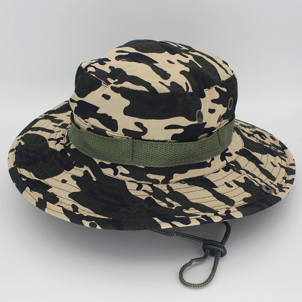 Wei/ß Fischerhut,Bucket Hat Baumwolle Unisex Cap Breiter Krempe Sonnenhut f/ür M/änner Frauen Teenager Outdoor Camping