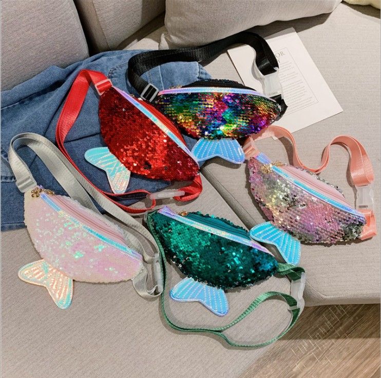 Compre Niñas Ins Cola De La Sirena De Las Lentejuelas Monedero Coreano Del  Estilo De La Princesa Del Hombro Bolsas Niños Dulces Crossboby Bolsas  Adolescente Bolso De La Cintura A 4,19 €