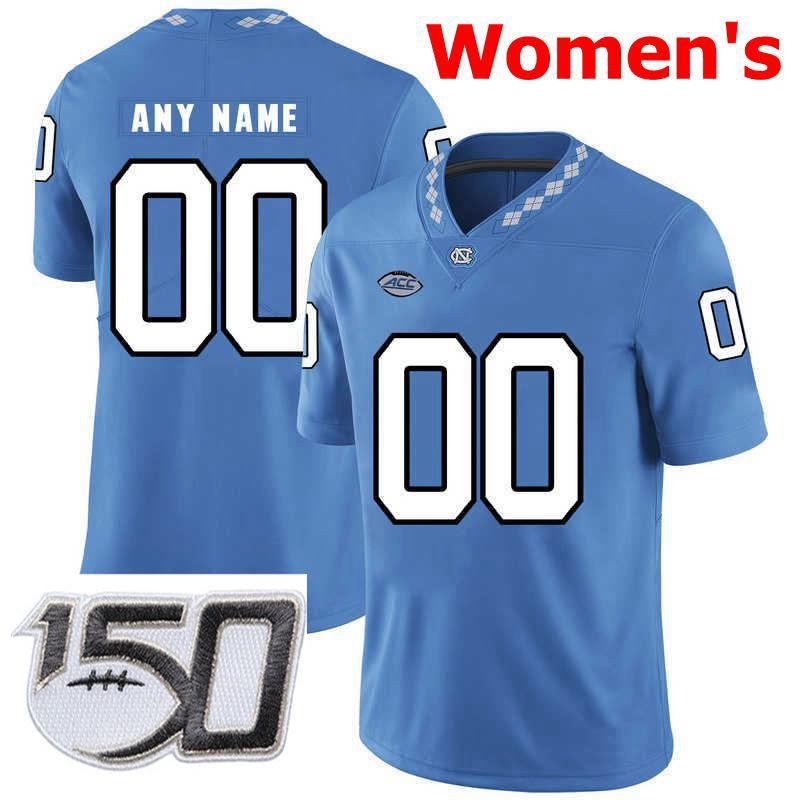 150 번째 패치가있는 Womens Blue.